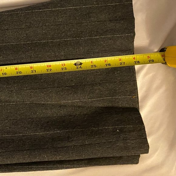 Vintage Ashley Brooke Women's Career Suit & Skirt Gray Pinstripes Button Down 12 - Picture 13 of 15